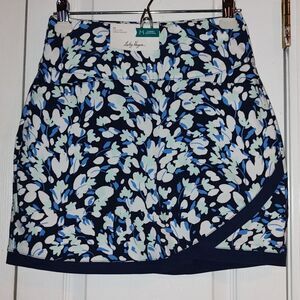 Ladyย Hagen Off to the Races 17"โtummy control pull on wrap skort Sz XSโฆ